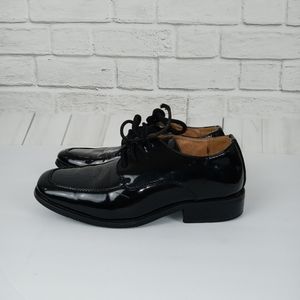 Boys patent leather dress shoes